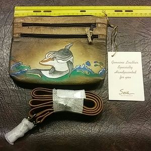 New Sova hand painted bag